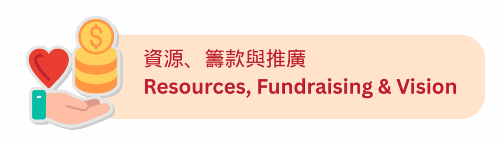 Resources, Fundraising & Vision
